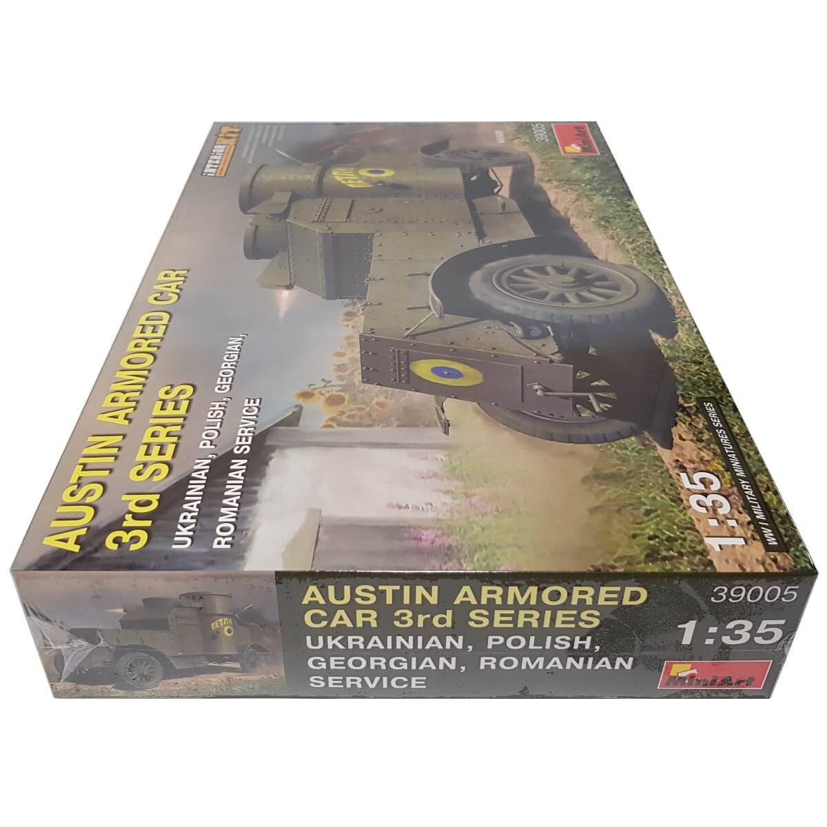 1:35 Austin Armored Car 3rd Series Ukrainian, Polish, Georgian, Romanian Service - MINIART