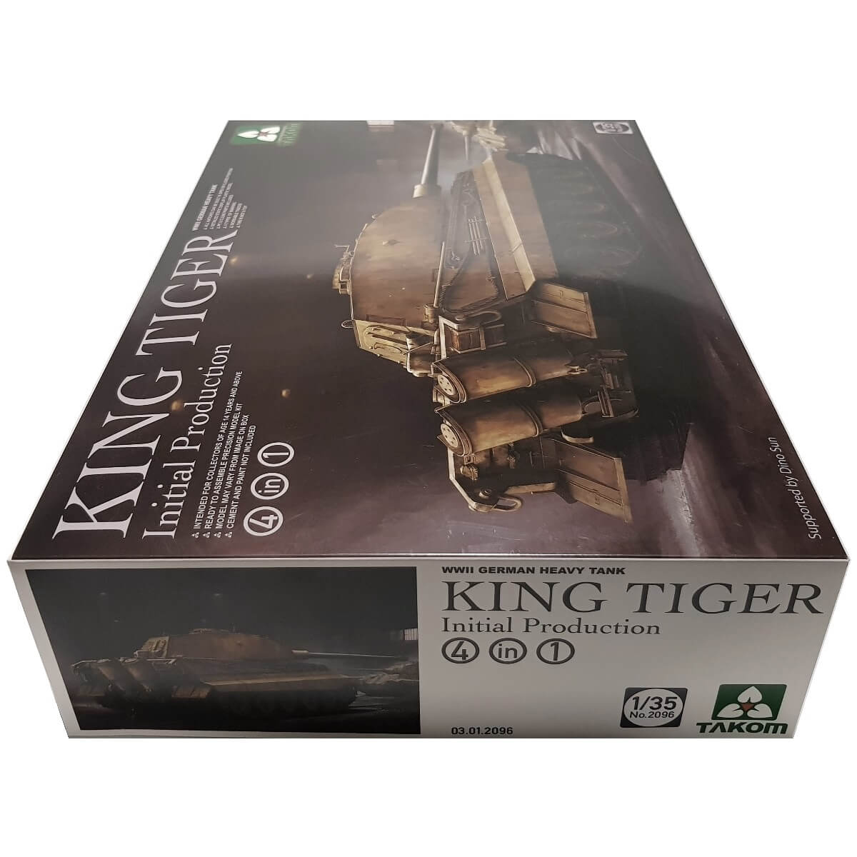 1:35 WWII German Heavy Tank King Tiger - Initial Production - TAKOM