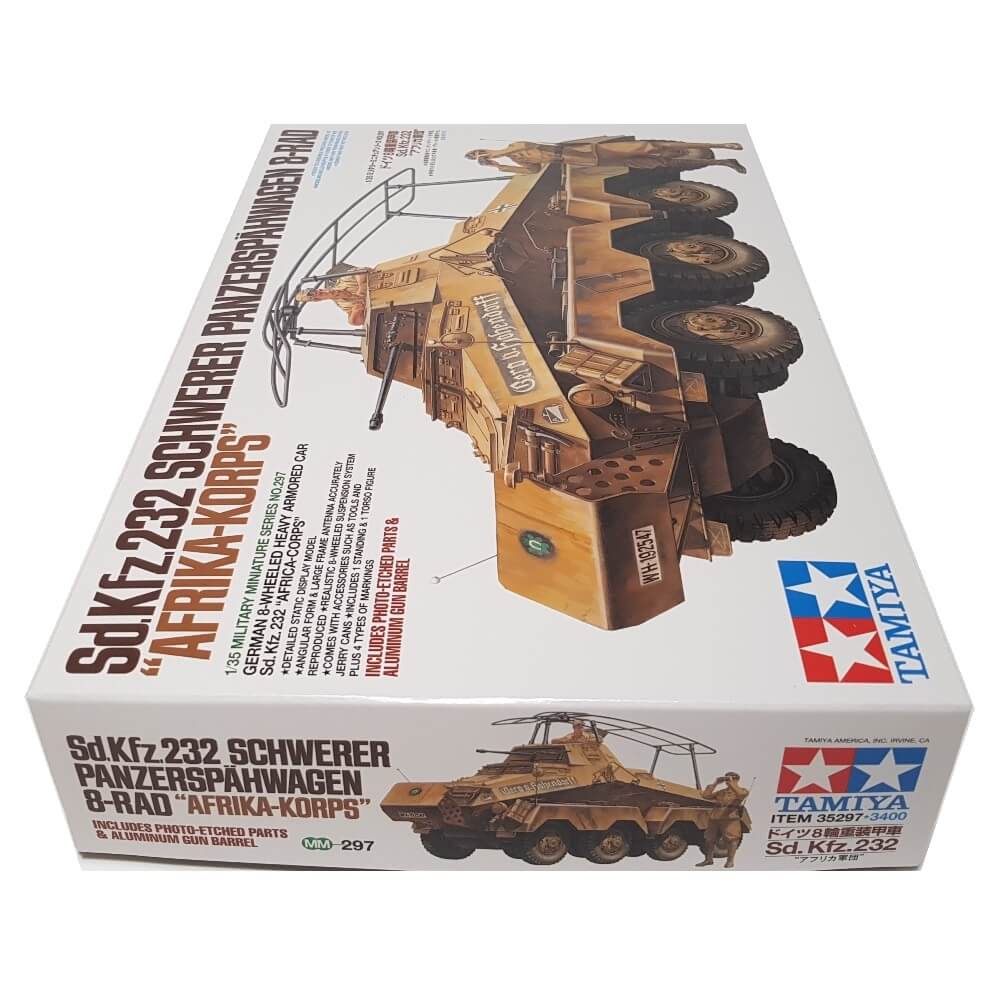 1:35 German 8-Wheeled Heavy Armored Car Sd.Kfz. 232 Africa-Corps - TAMIYA
