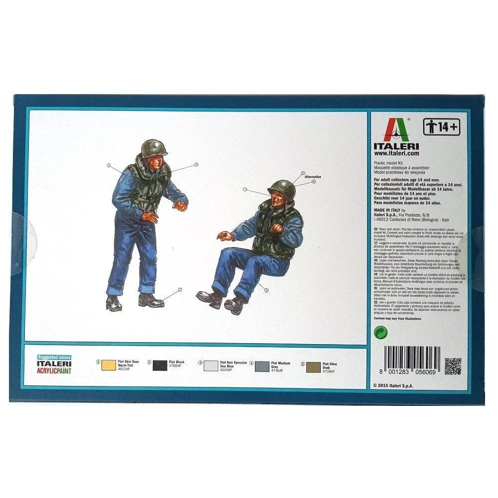 1:35 US Navy Patrol Torpedo PT Boat Crew - ITALERI