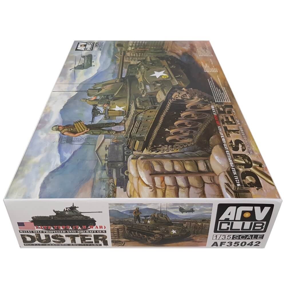 1:35 M42A1 DUSTER Self-Propelled Anti-Aircraft Gun Late Type - AFV CLUB