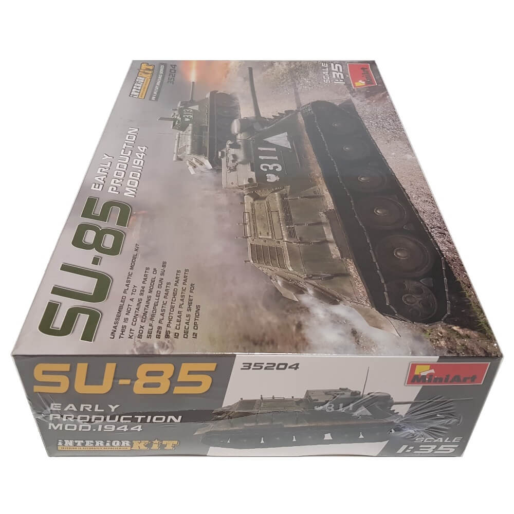 1:35 Soviet SU-85 Self-Propelled Gun Mod. 1944 - Early Production - Interior Kit - MINIART