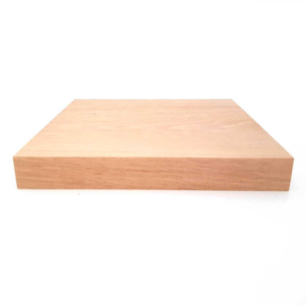 Solid OAK square plaque 150 x 150 x 20 mm / 6 x 6 x ¾ inch