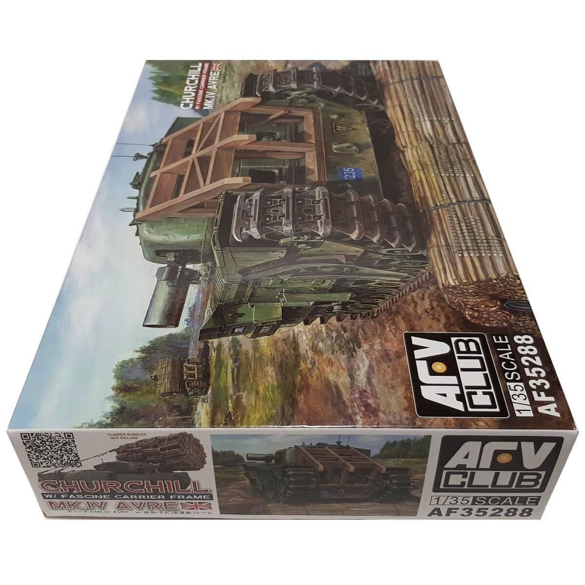 1:35 Churchill Mk. IV AVRE with Fascine Carrier Frame - AFV CLUB