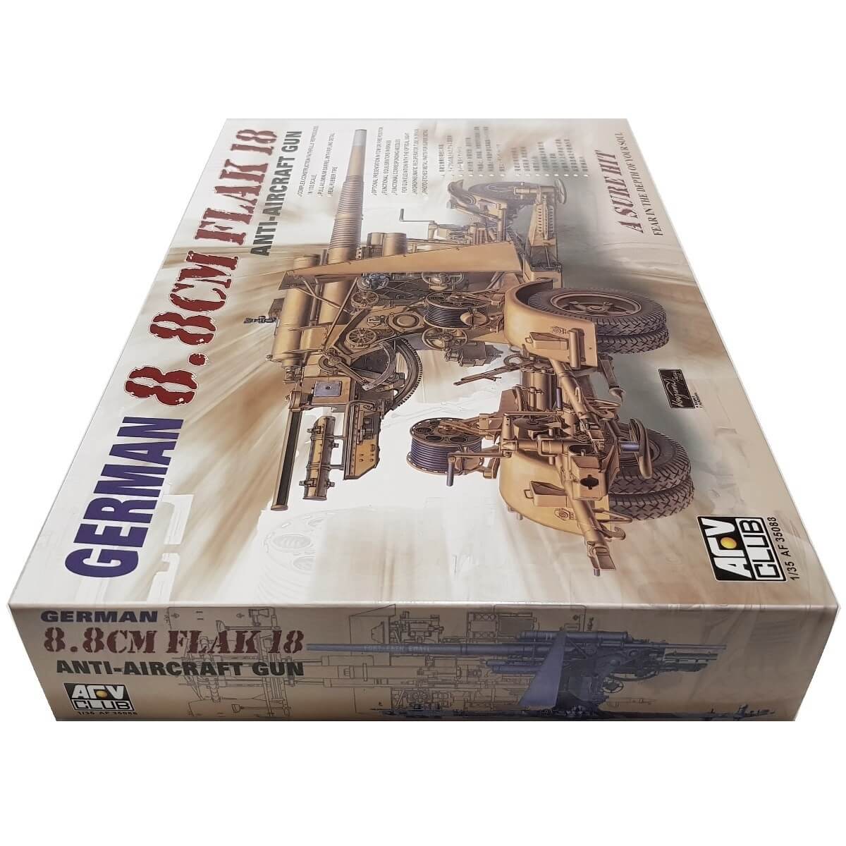 1:35 German 8.8 CM FLAK 18 Anti-Aircraft Gun - AFV CLUB