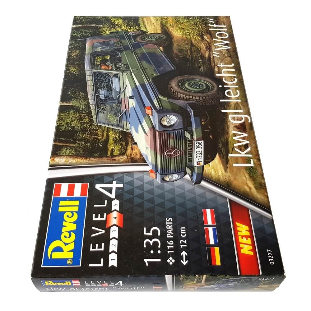 1:35 German Lkw gl Leicht WOLF Mercedes OFF-ROAD Vehicle - REVELL