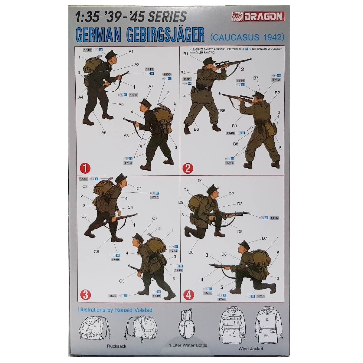 1:35 German Gebirgsjager - Caucasus 1942 - DRAGON