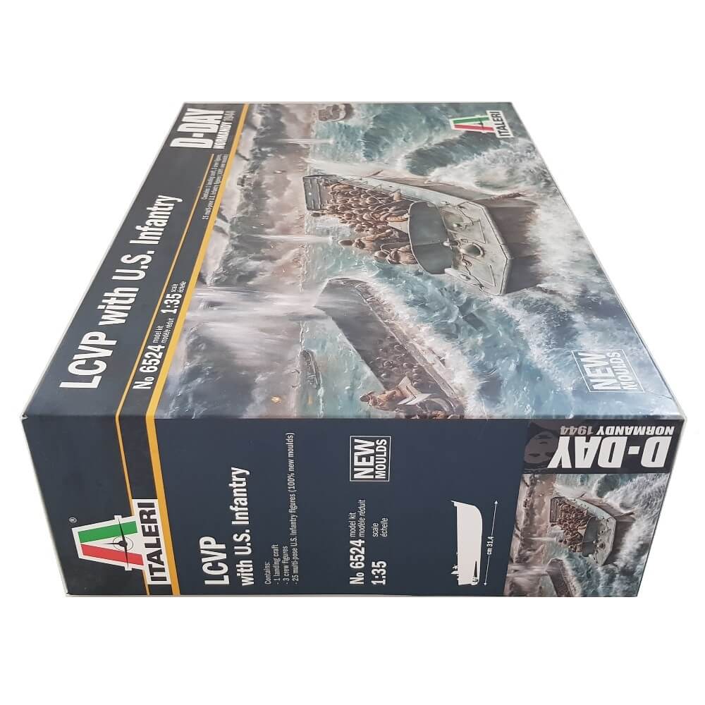 1:35 US LCVP with Infantry D-Day Normandy 1944 - ITALERI