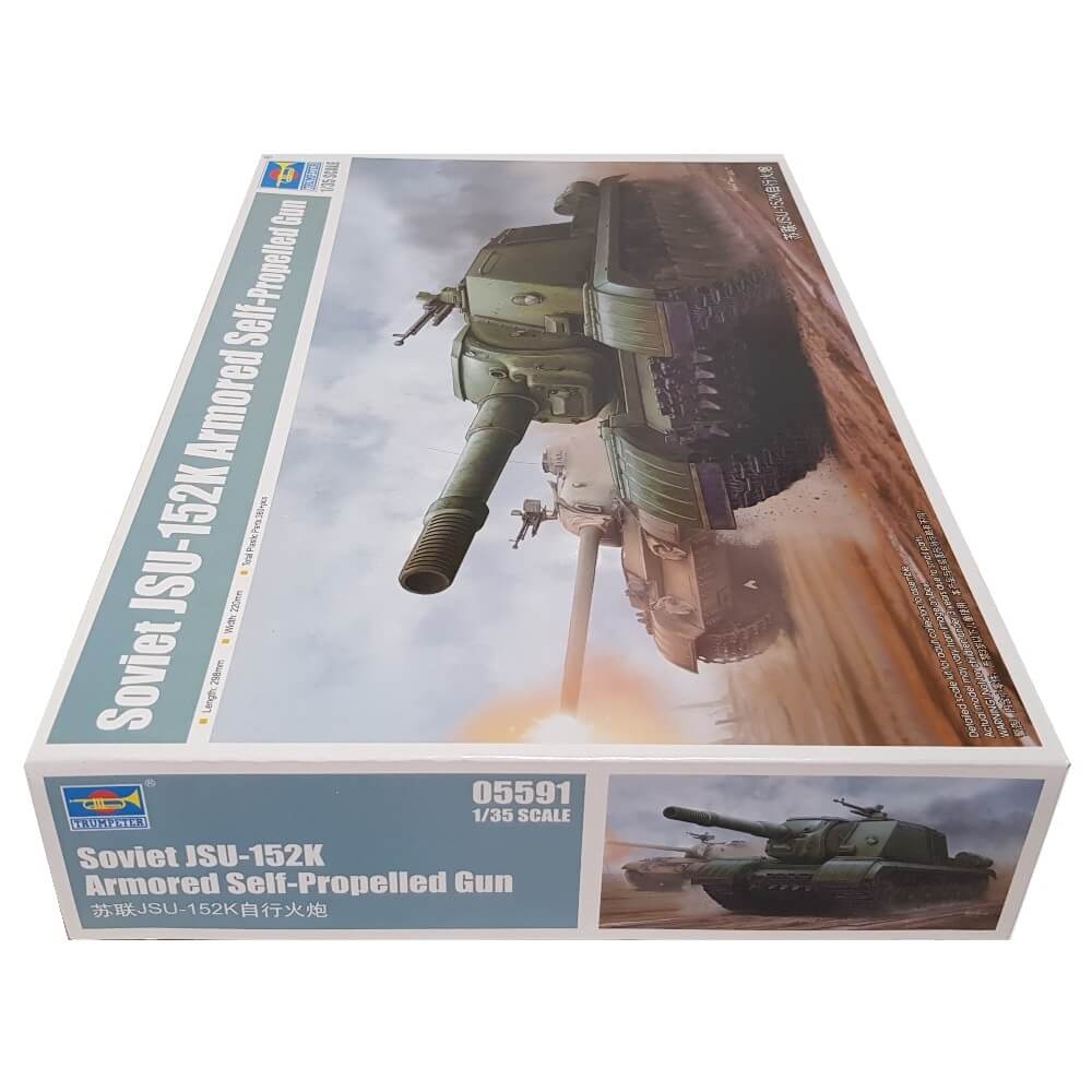 1:35 Soviet JSU-152K Armored Self-Propelled Gun - TRUMPETER