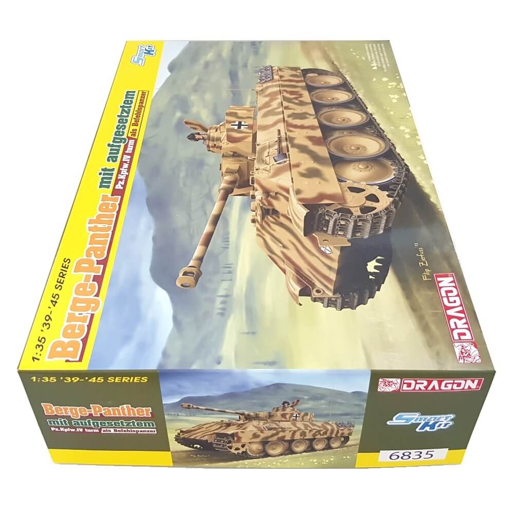 1:35 German BERGEPANTHER mit Aufgesetztem Pz.Kpfw. IV turm als BEFEHLSPANZER - DRAGON