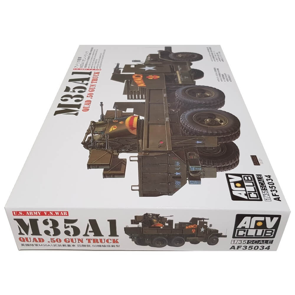 1:35 US Army M35A1 Quad .50 Gun Truck - Vietnam War - AFV CLUB