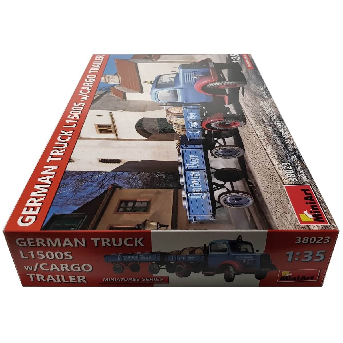 1:35 German Truck L1500S with Cargo Trailer - MINIART