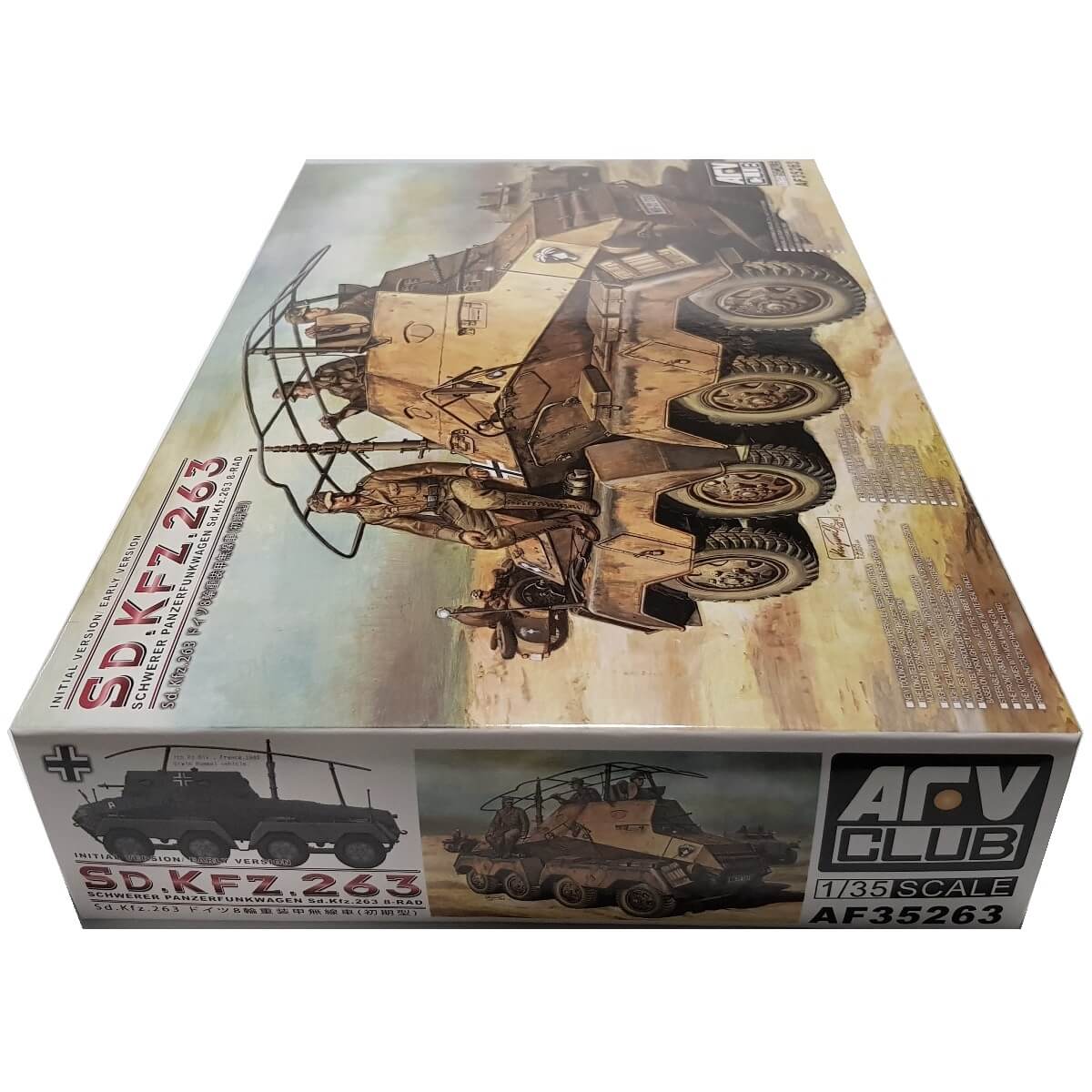 1:35 Early Version Sd.Kfz. 263 8-Rad Schwerer Panzerfunkwagen - AFV CLUB