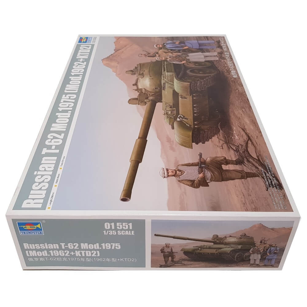 1:35 Russian T-62 Mod. 1975 / Mod. 1962 with KTD2 - TRUMPETER