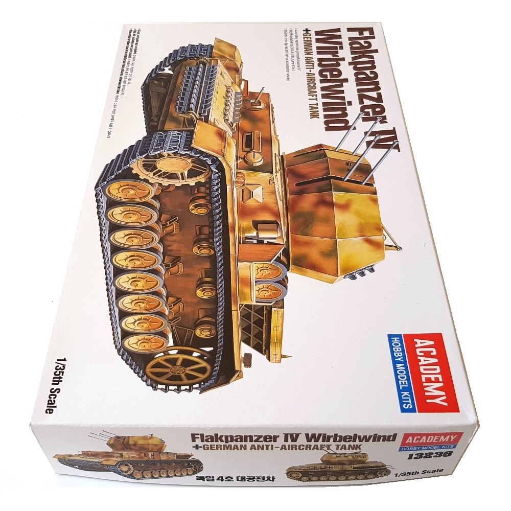 1:35 German ANTI-AIRCRAFT Tank FLAKPANZER IV Wirbelwind - ACADEMY