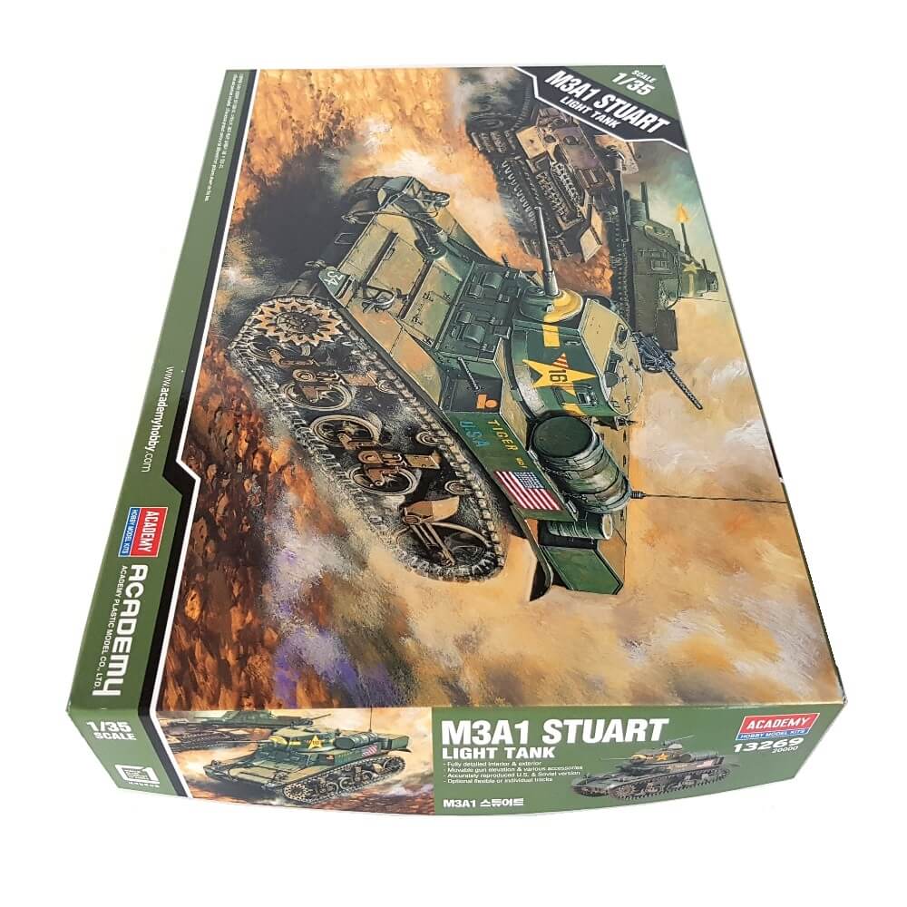 1:35 US Army M3A1 STUART Light Tank - ACADEMY