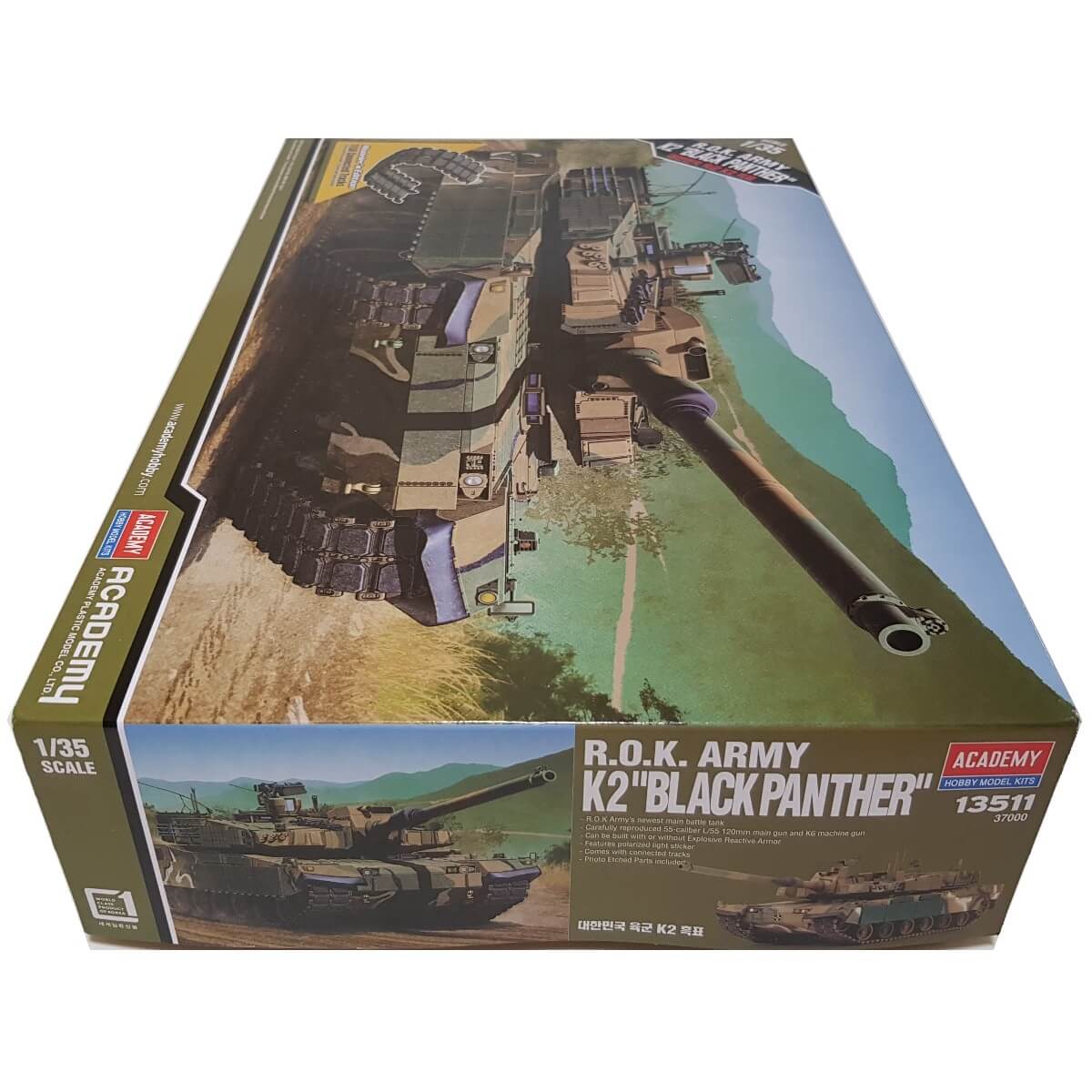 1:35 ROK Army K2 Black Panther - ACADEMY