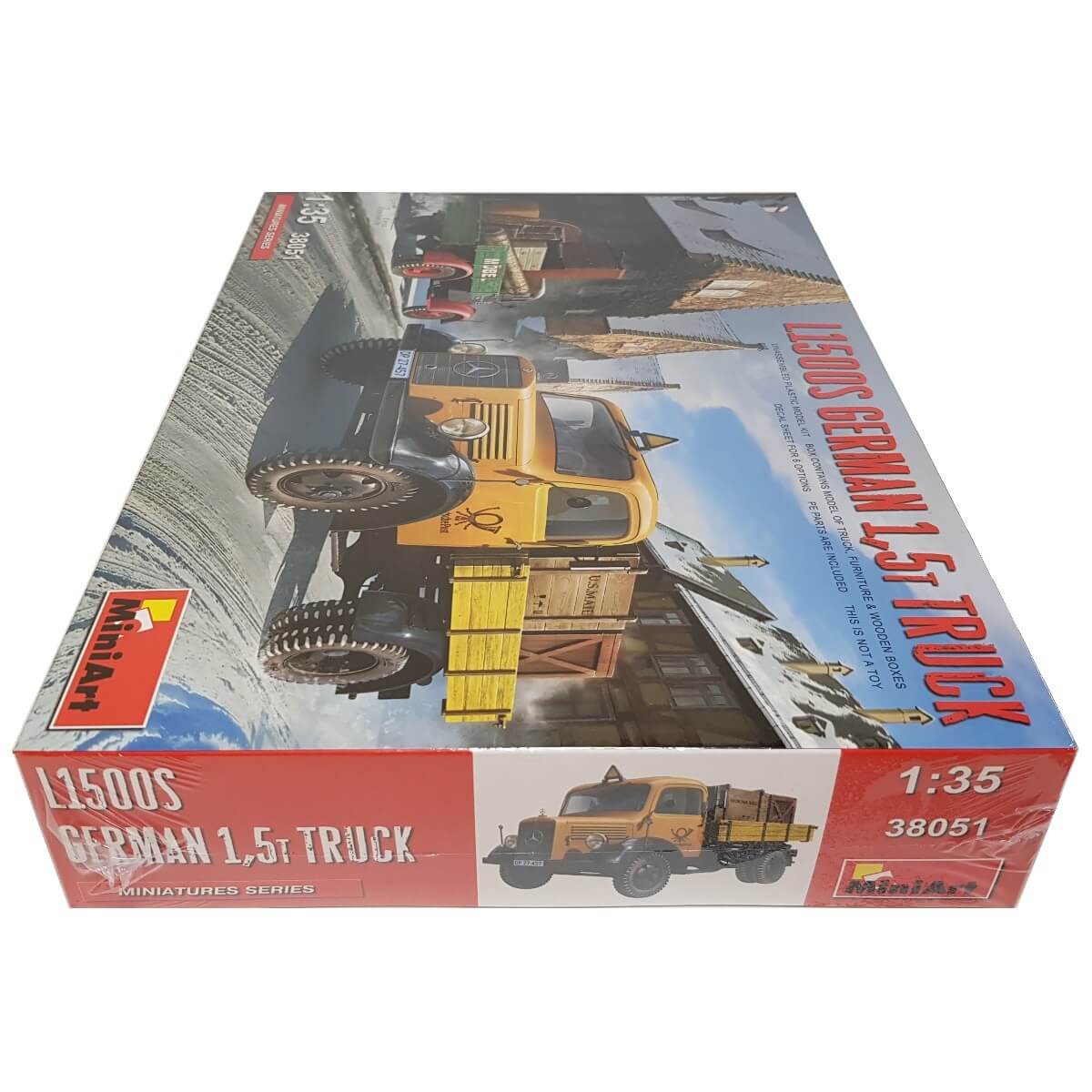 1:35 Mercedes-Benz L1500S German 1.5t Truck - MINIART