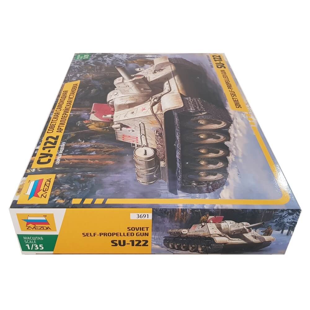 1:35 Soviet Self-Propelled Gun SU-122 - ZVEZDA