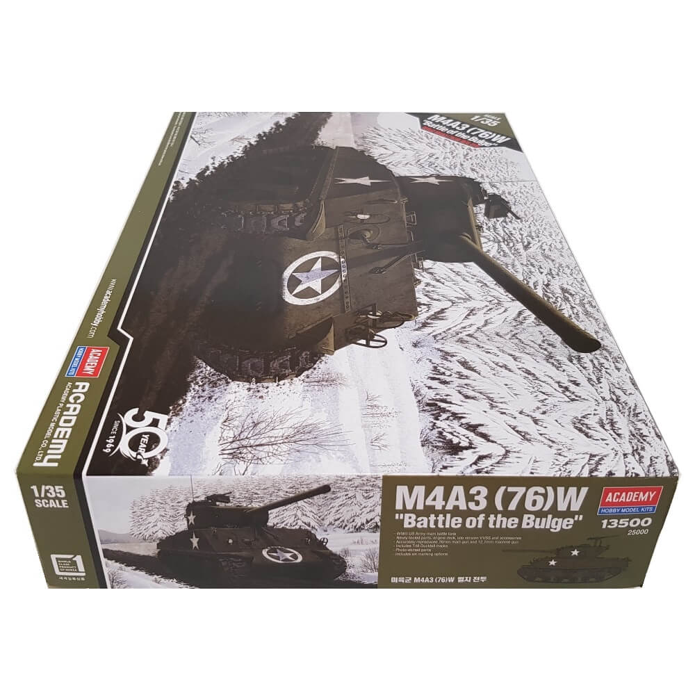 1:35 M4A3 (76)W Battle of the Bulge - ACADEMY