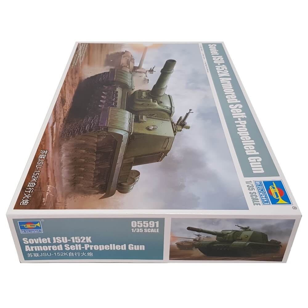 1:35 Soviet JSU-152K Armored Self-Propelled Gun - TRUMPETER