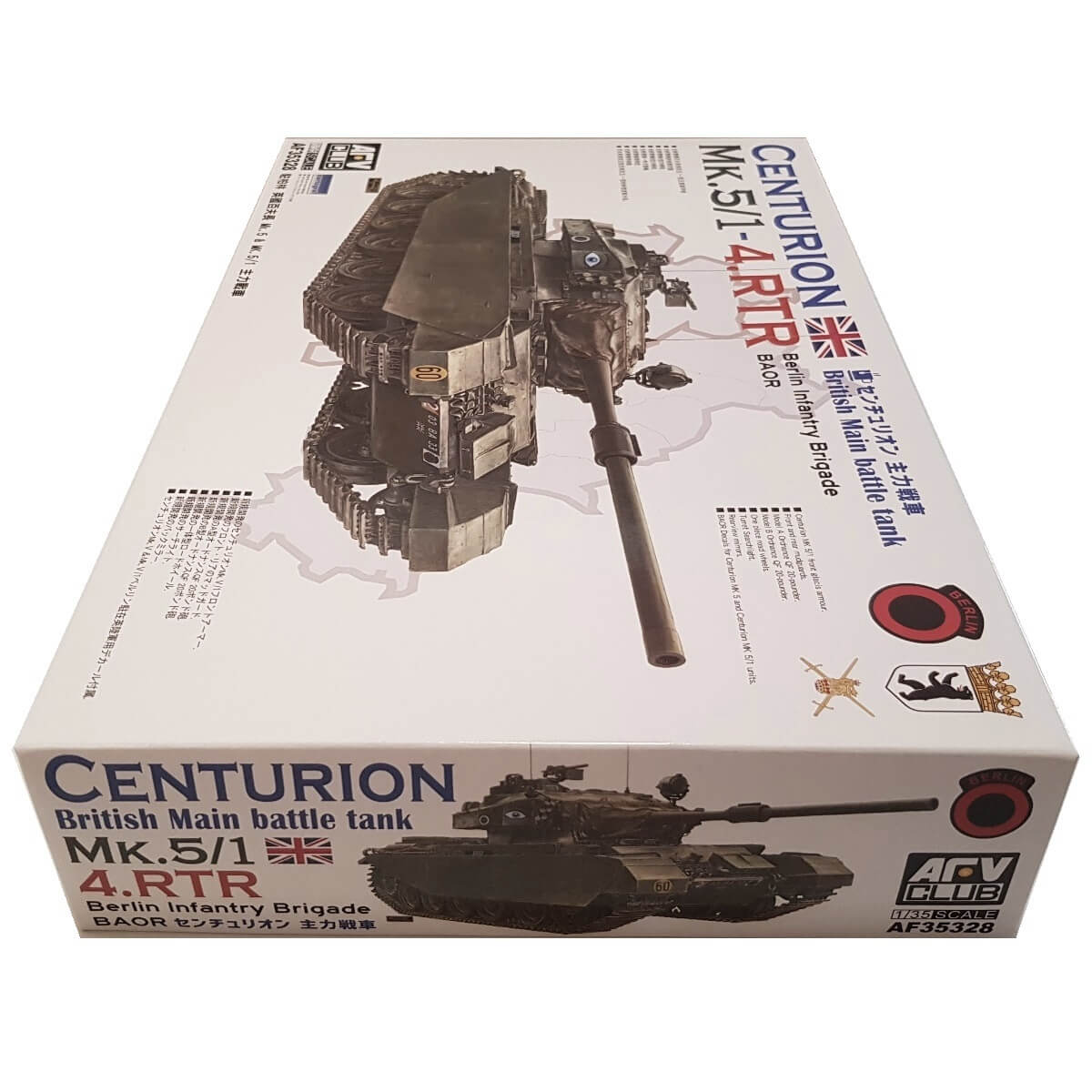 1:35 British MBT Centurion MK.5/1-4.RTR - Berlin Infantry Brigade (BAOR) - AFV CLUB