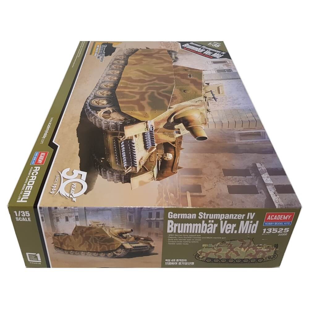 1:35 German Sturmpanzer IV Brummbar - Mid Version - ACADEMY