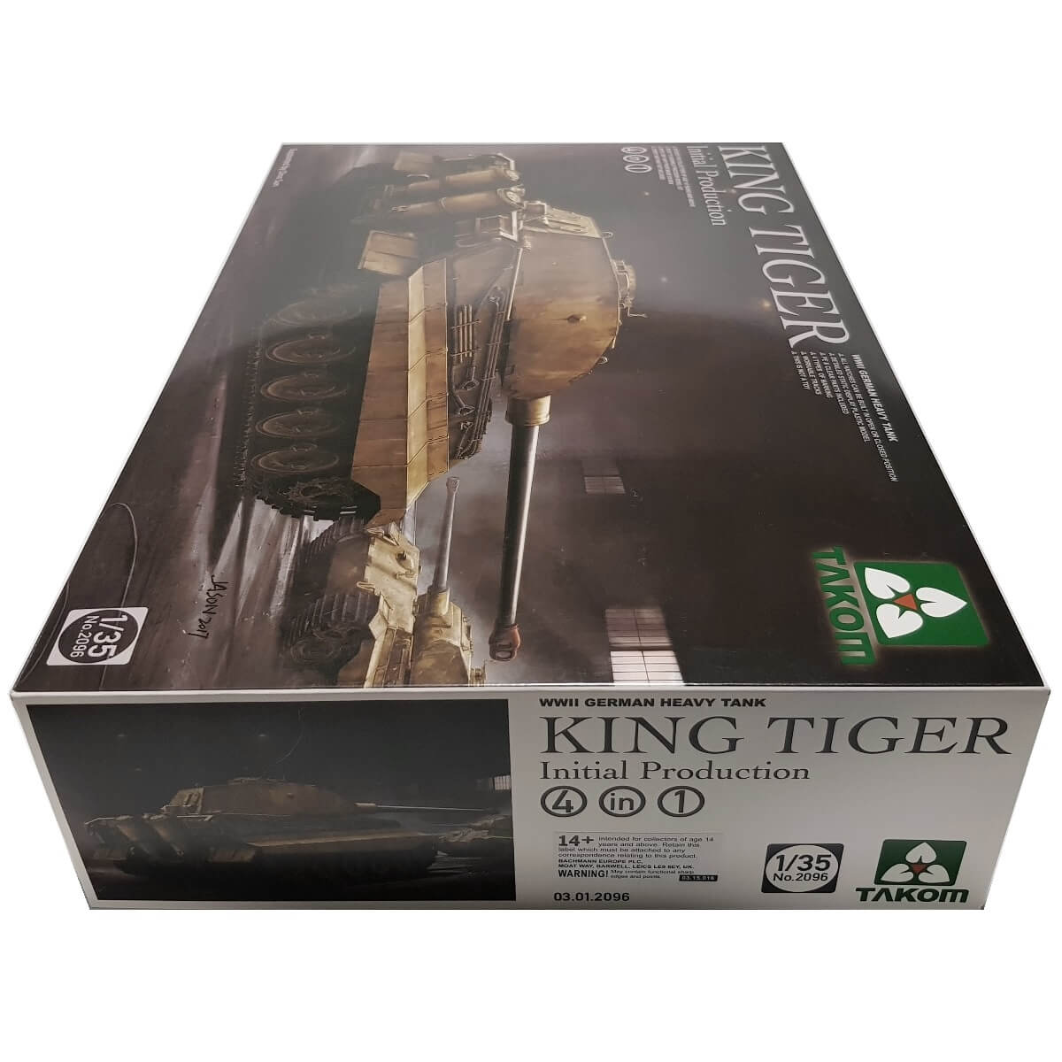 1:35 WWII German Heavy Tank King Tiger - Initial Production - TAKOM