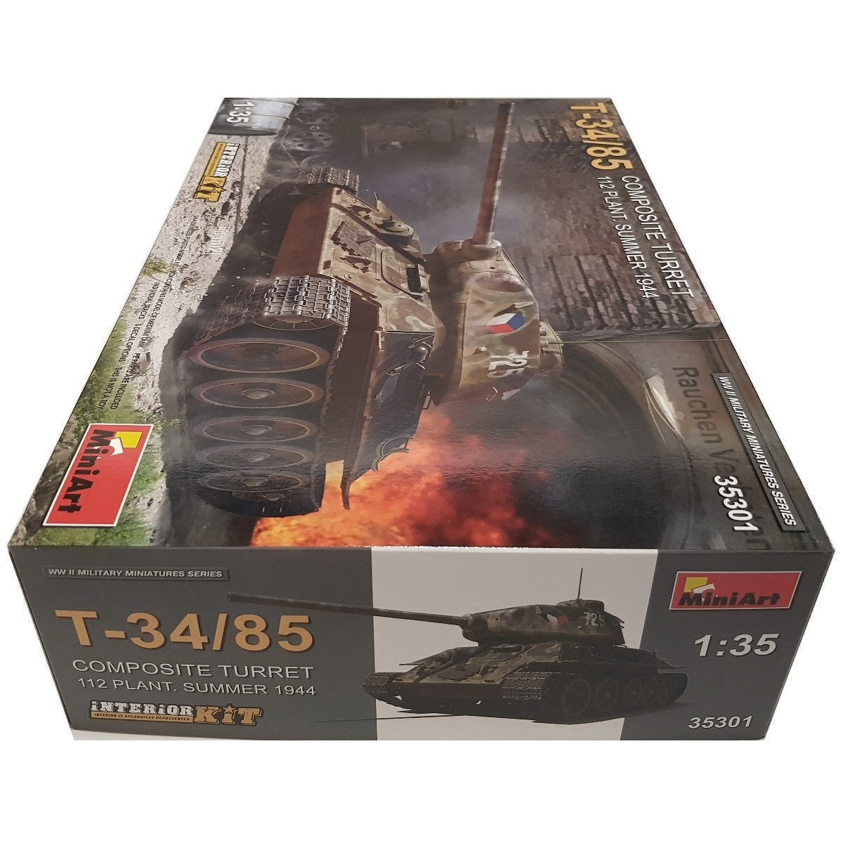 1:35 T-34/85 Composite Turret 112 Plant. Summer 1944 - Interior Kit - MINIART