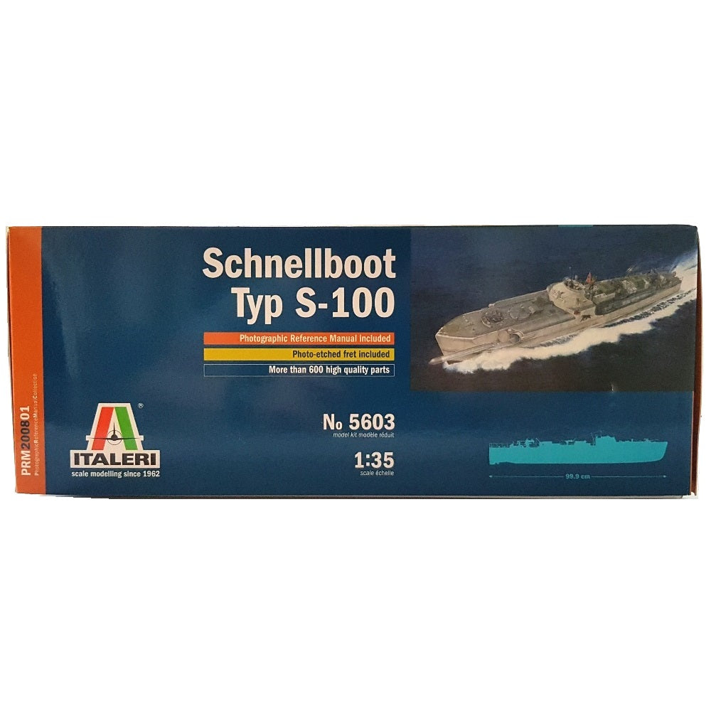 1:35 German Navy SCHNELLBOOT S-100 Torpedo Boat - ITALERI