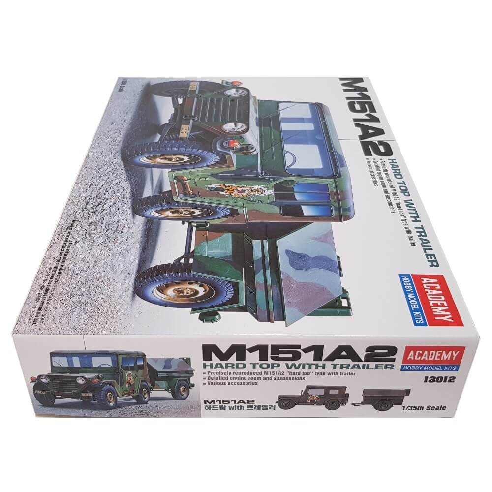 1:35 M151A2 Hard Top with Trailer - ACADEMY