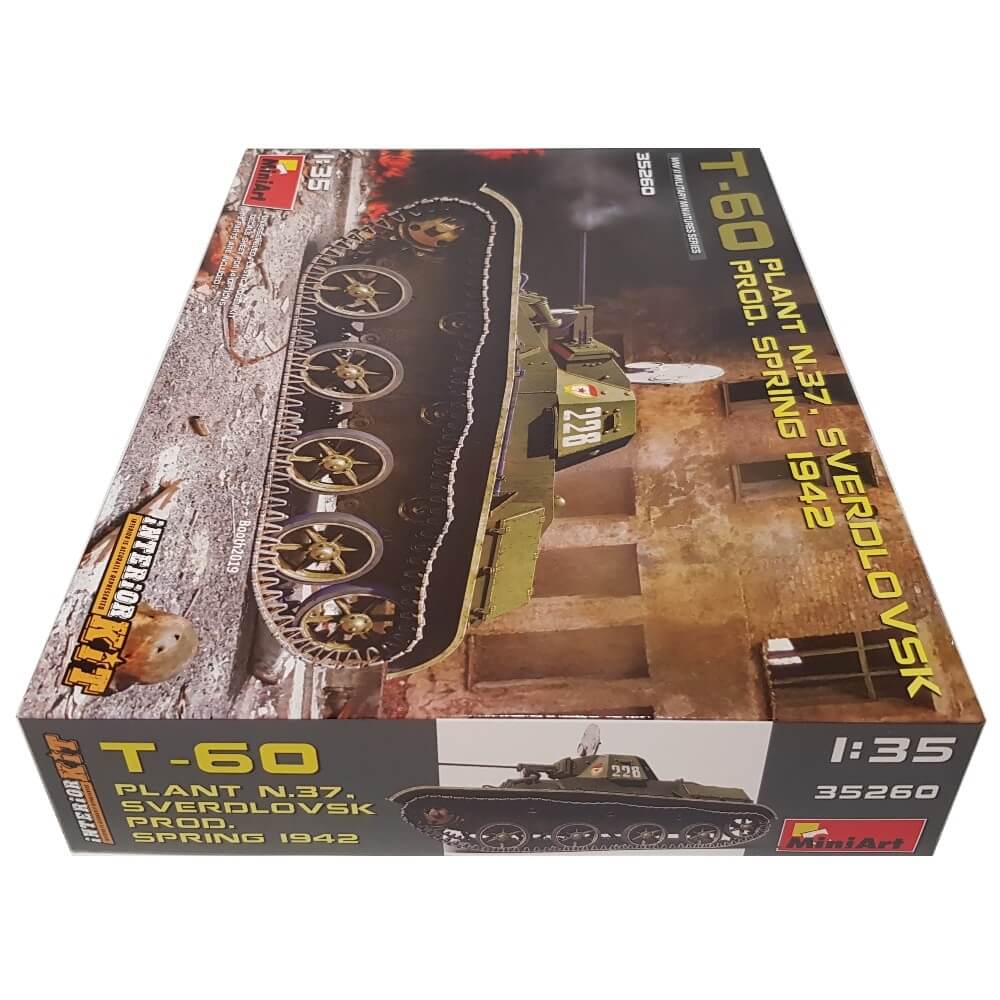 1:35 T-60 Plant N.37 Sverdlovsk Prod. Spring 1942 - Interior Kit - MINIART