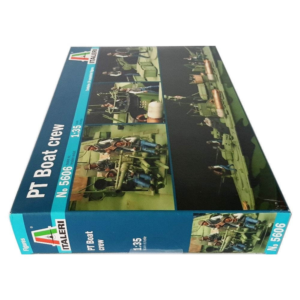 1:35 US Navy Patrol Torpedo PT Boat Crew - ITALERI