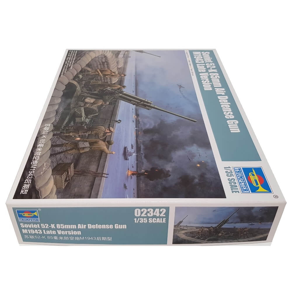 1:35 Soviet 52-K 85mm Air Defense Gun M1943 Late Version - TRUMPETER