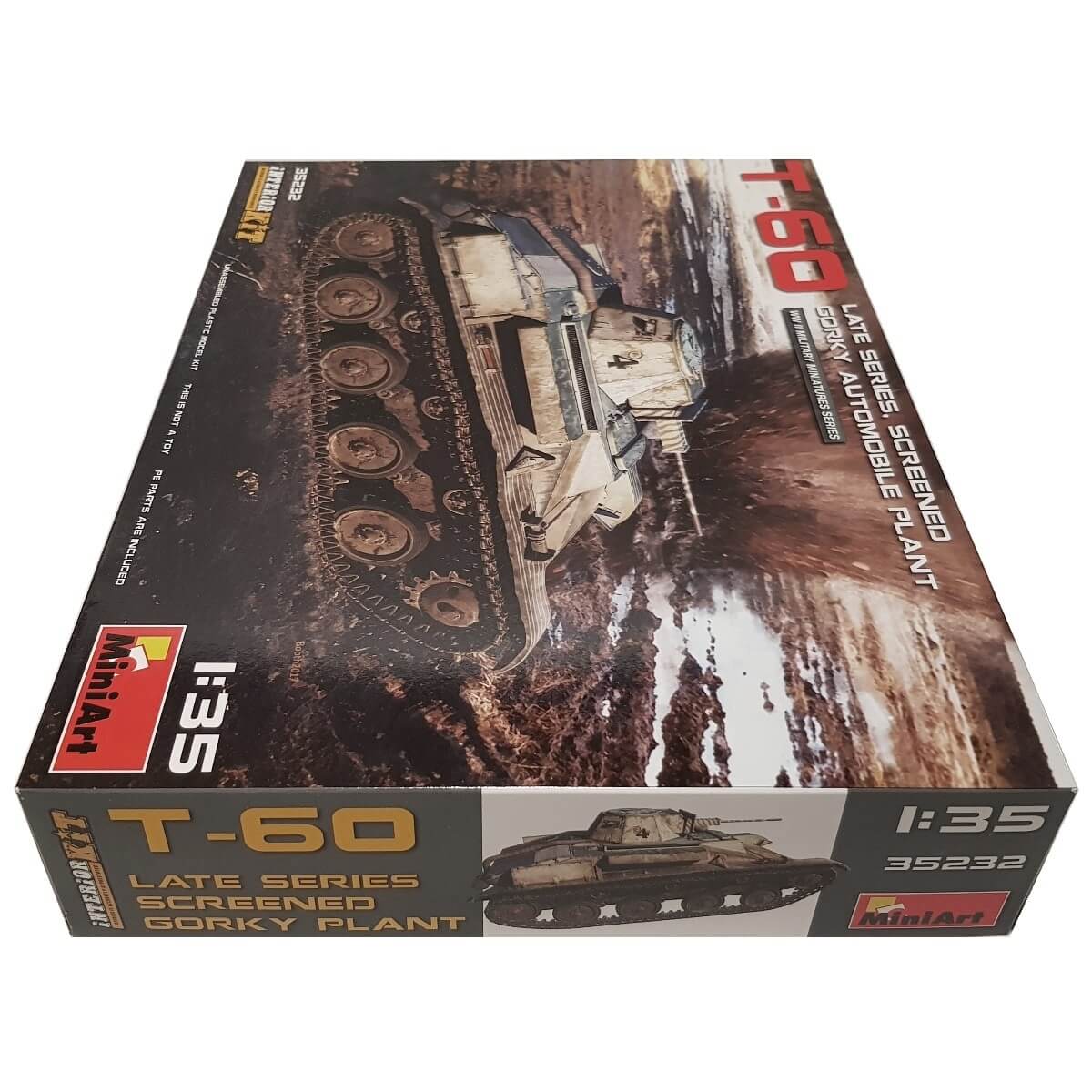 1:35 Soviet Light Tank T-60 Late Series Screened - Gorky Automobile Plant - MINIART