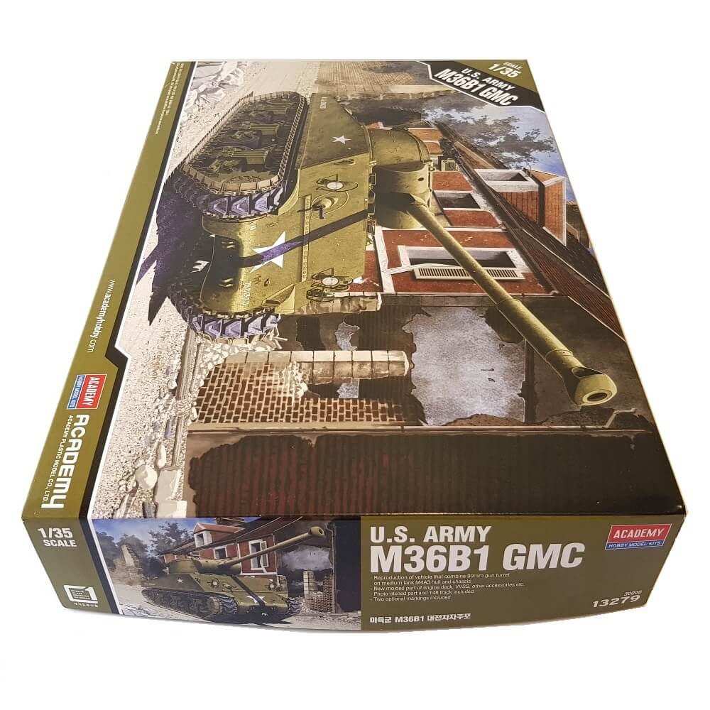 1:35 US Army M36B1 GMC Tank - ACADEMY