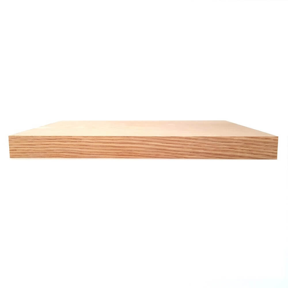 Solid OAK rectangular plaque 175 x 230 x 20 mm / 7 x 9 x ¾ inch