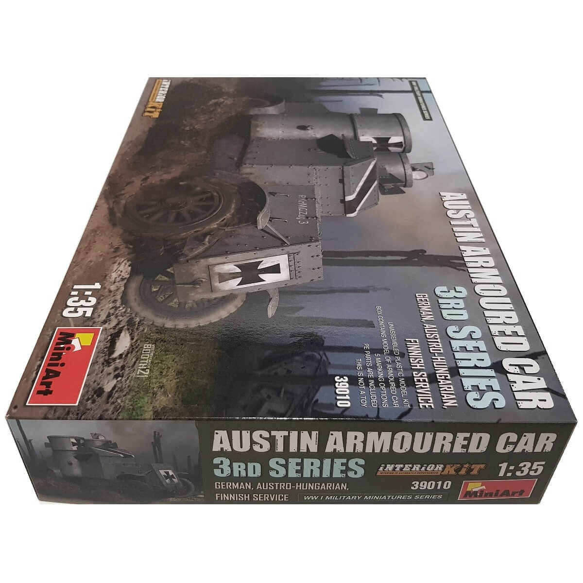 1:35 Austin Armoured Car 3rd Series German, Austro-Hungarian, Finnish Service - MINIART
