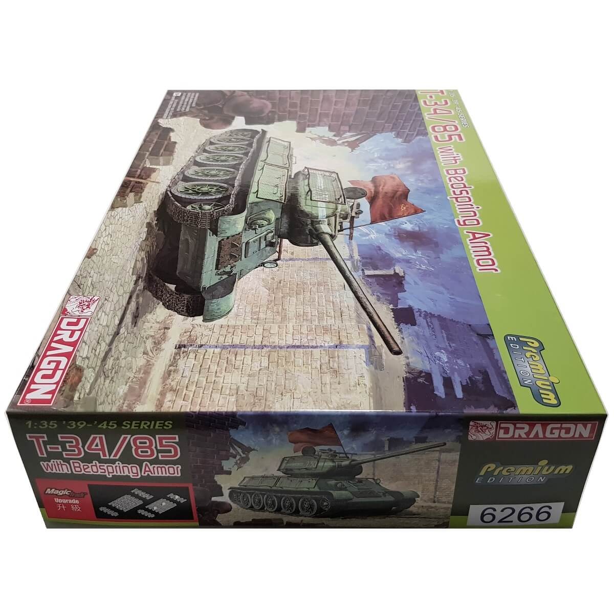 1:35 T-34/85 with Bedspring Armor - Premium Edition - DRAGON