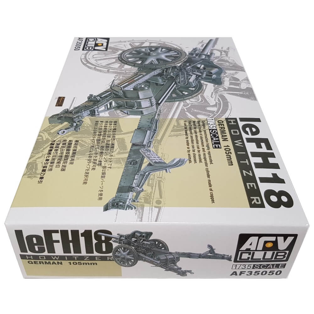 1:35 German leFH18 Howitzer 105mm - AFV CLUB