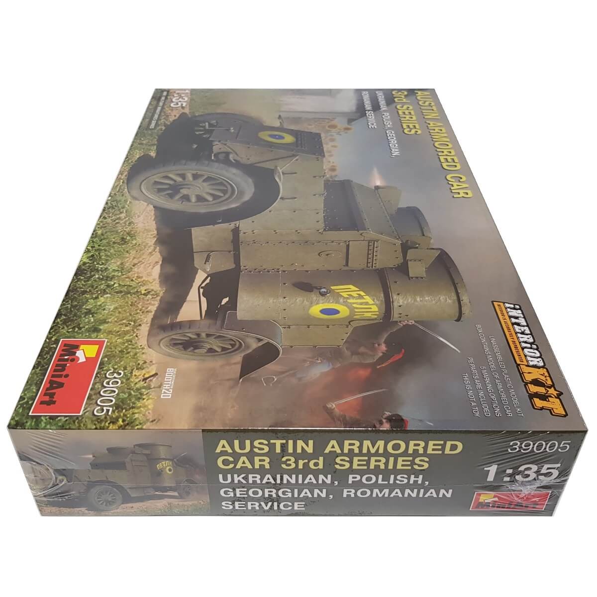 1:35 Austin Armored Car 3rd Series Ukrainian, Polish, Georgian, Romanian Service - MINIART