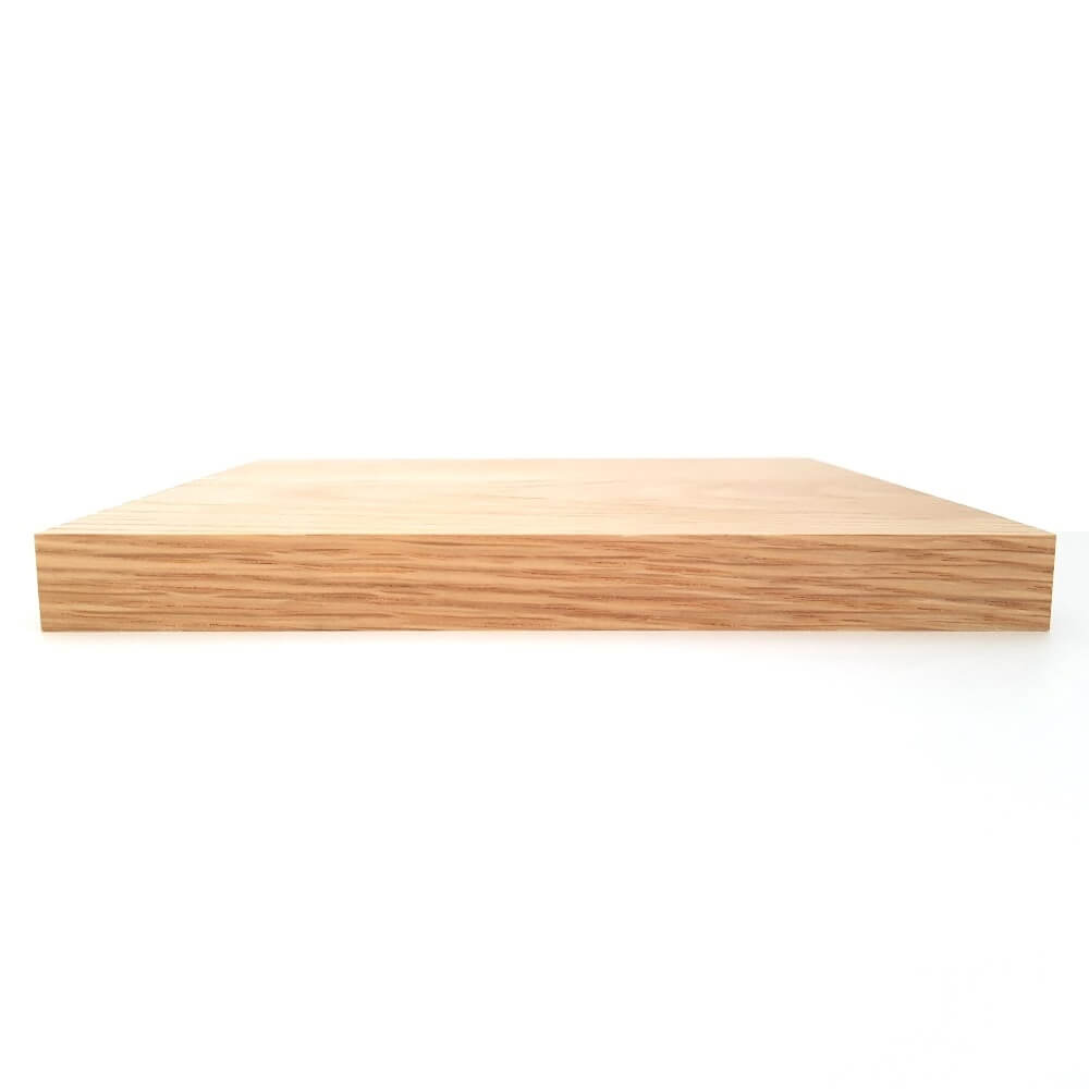 Solid OAK square plaque 200 x 200 x 20 mm / 8 x 8 x ¾ inch