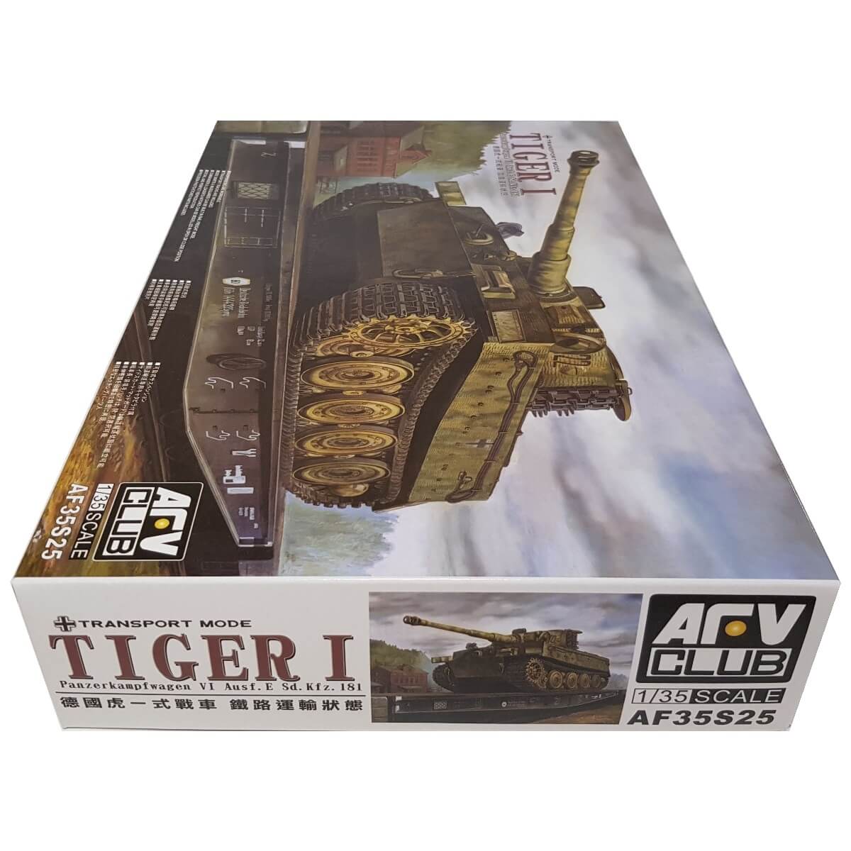 1:35 Transport Mode TIGER I Pz.Kpfw. VI Ausf. E Sd.Kfz 181 - AFV CLUB