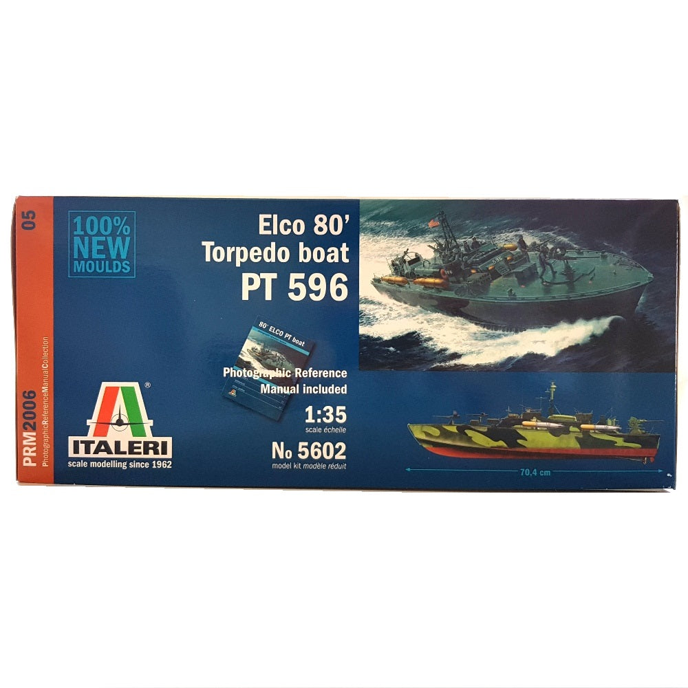 1:35 US Navy ELCO 80' Torpedo Boat PT-596 - ITALERI