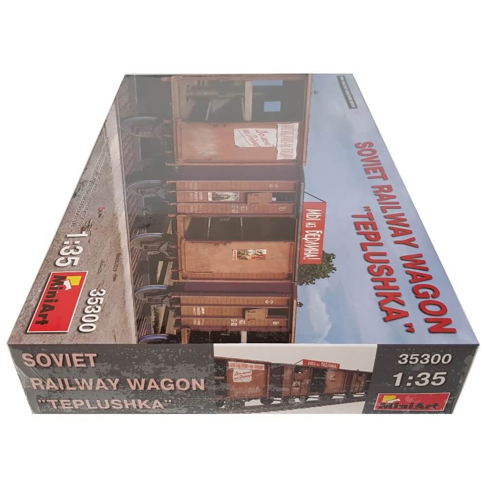 1:35 Soviet Railway Wagon TEPLUSHKA - MINIART