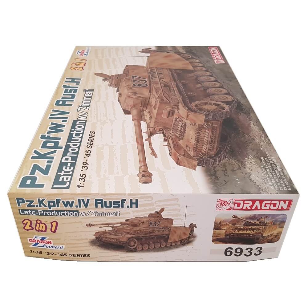 1:35 German Pz.Kpfw. IV Ausf. H Late Production with Zimmerit - DRAGON