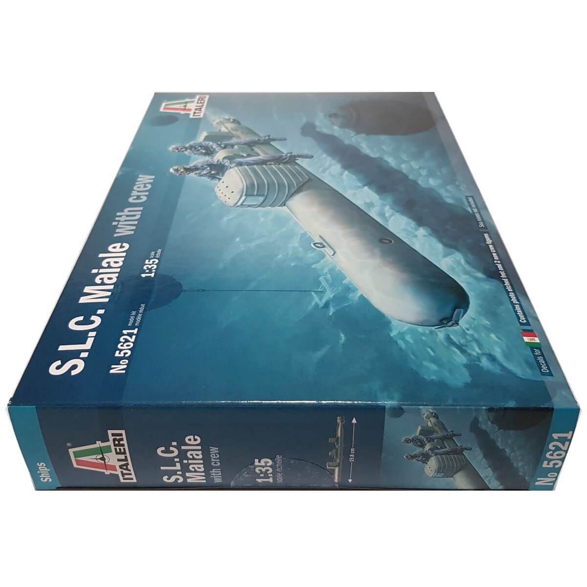 1:35 SLC Maiale with crew - ITALERI