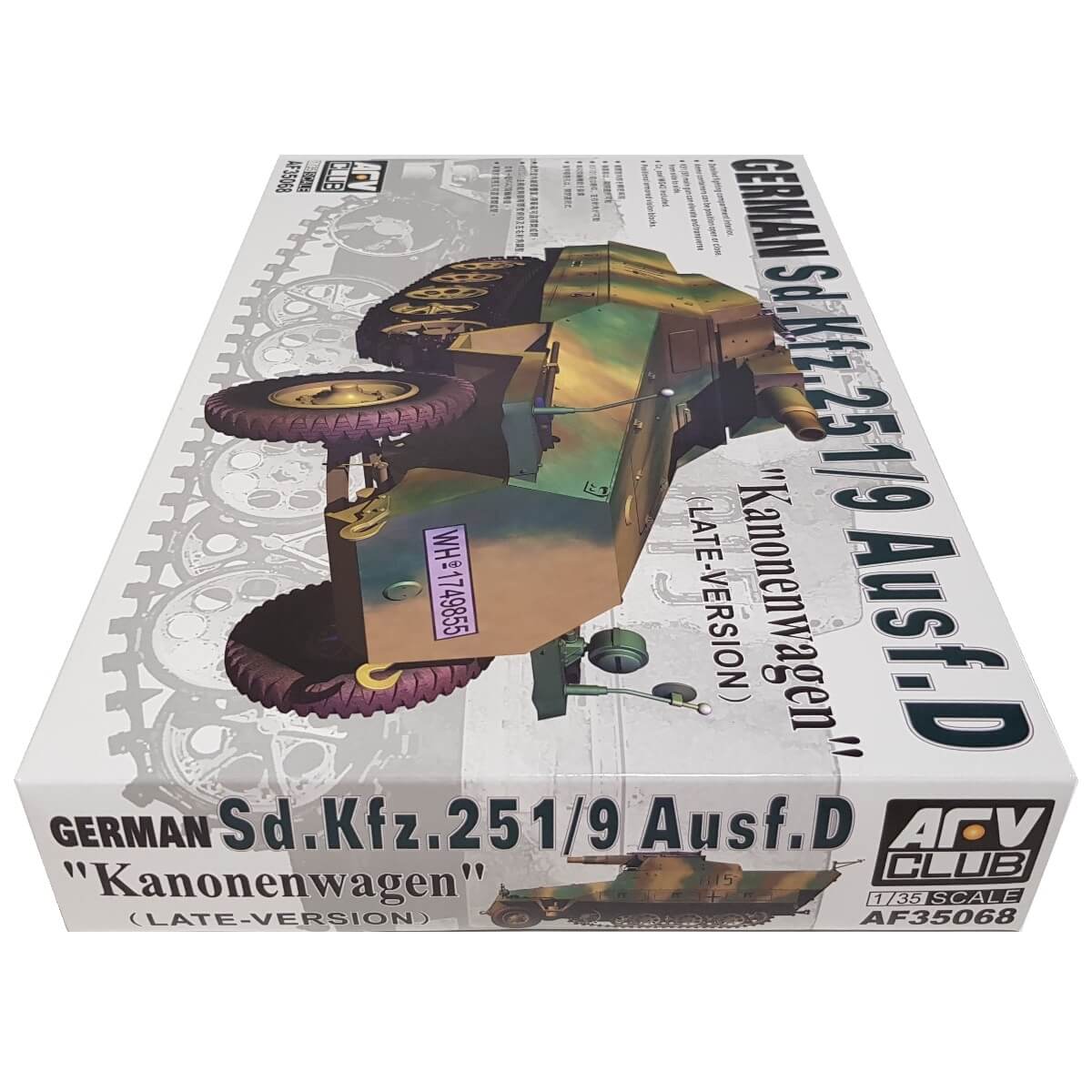 1:35 German Sd.Kfz. 251/9 Ausf. D Kanonenwagen Late Version - AFV CLUB