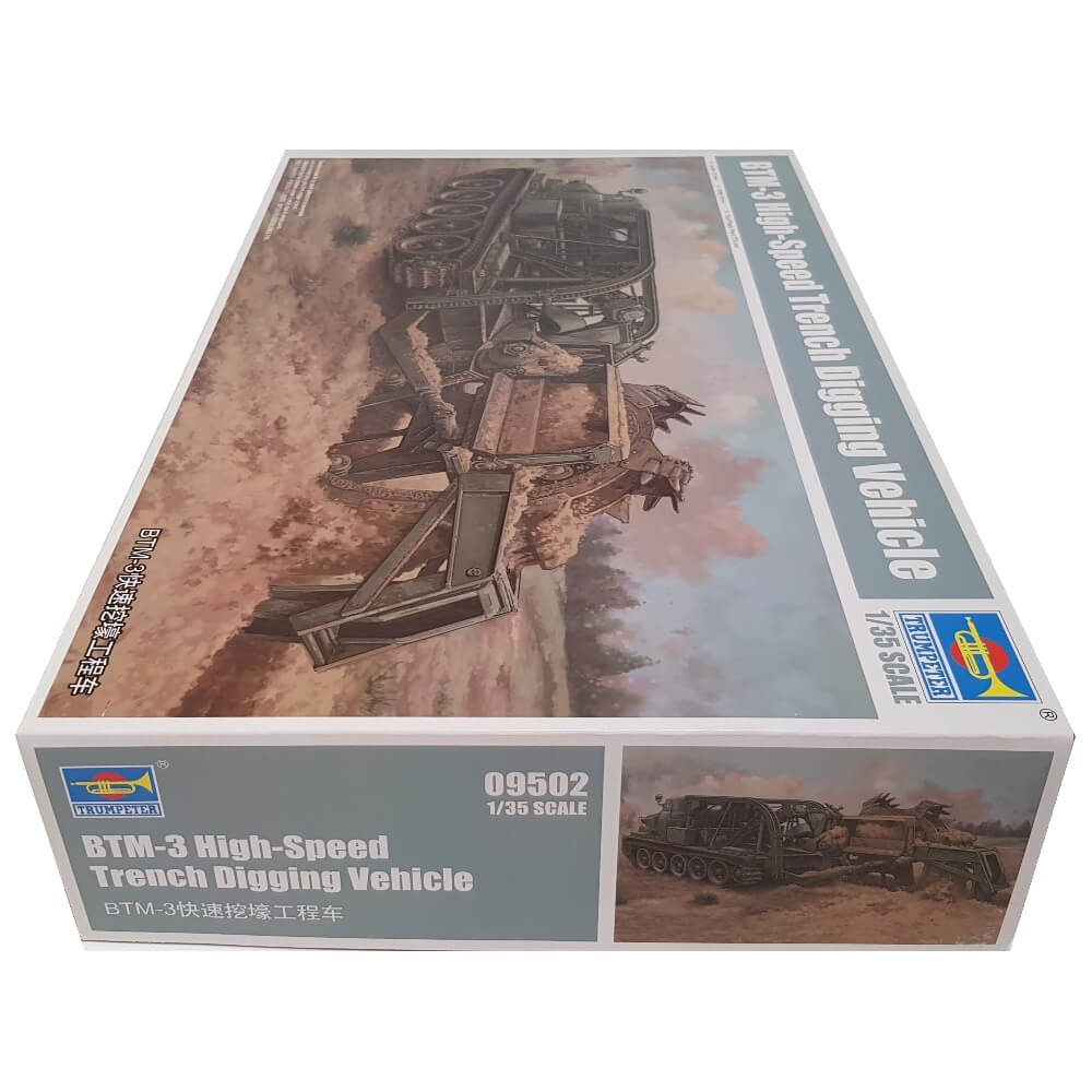 1:35 BTM-3 High-Speed Trench Digging Vehicle - TRUMPETER
