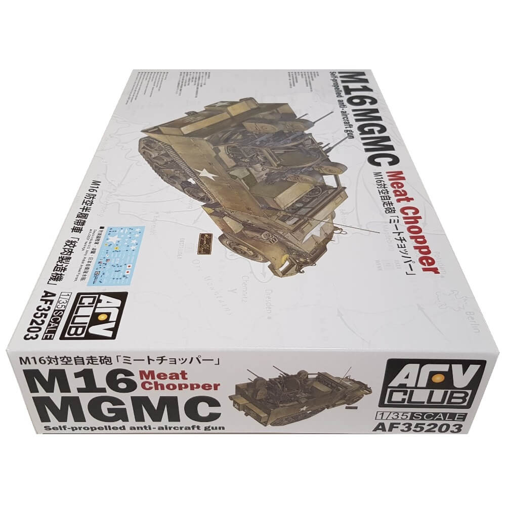 1:35 M16 MGMC Meat Chopper Self-propelled anti aircraft gun - AFV CLUB